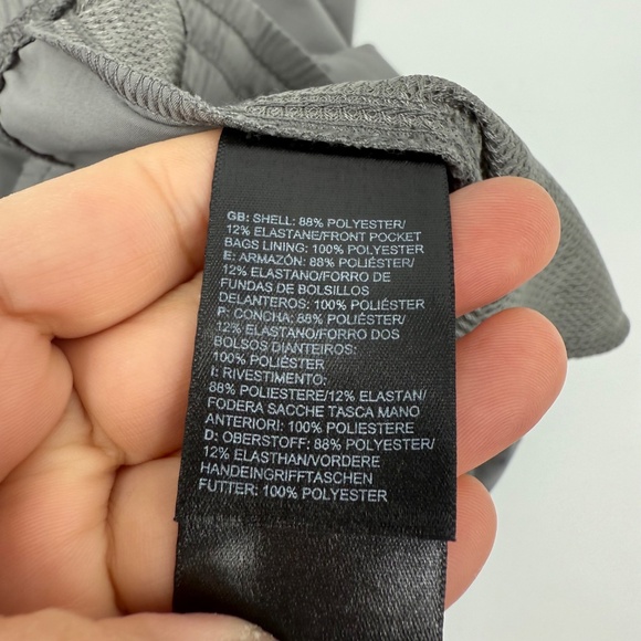 North Face Pants Women 10 Gray Lightweight Stretch Tapered Gorpcore Pockets - Picture 8 of 14